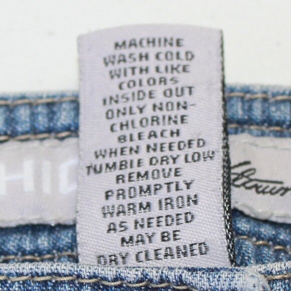 #372 Chico's Platinum Light Jeans Size 2 (12) - Picture 7 of 7